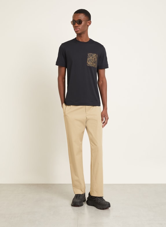 MONCLER T-Shirt SCHWARZ