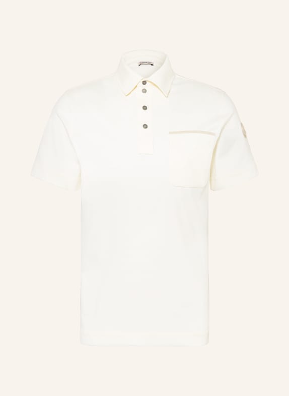 MONCLER Piqué-Poloshirt CREME