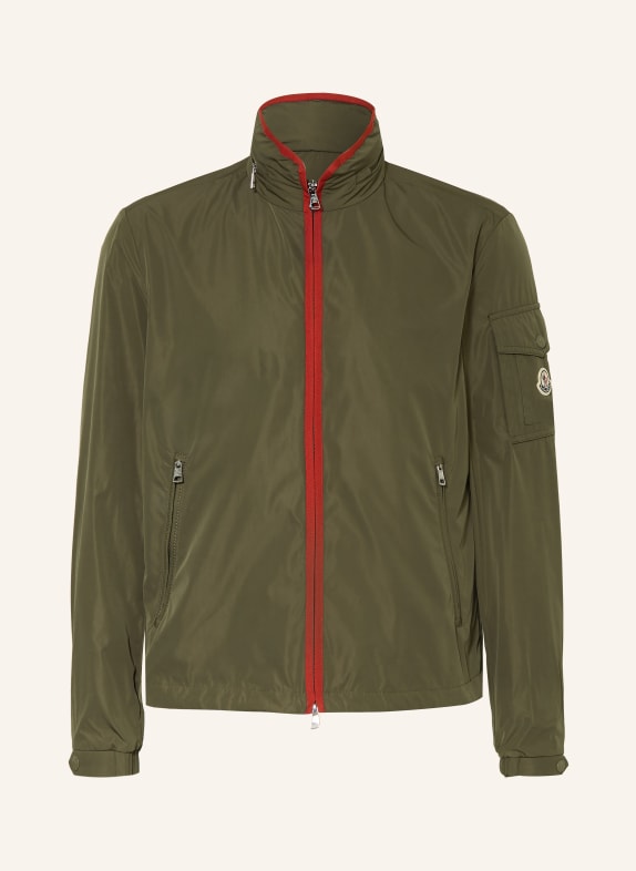 MONCLER Veste SAYAN OLIVE / ORANGE FONCÉ