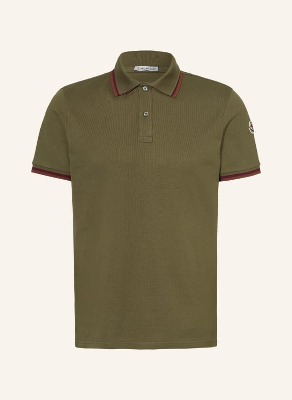MONCLER Piqué-Poloshirt KHAKI