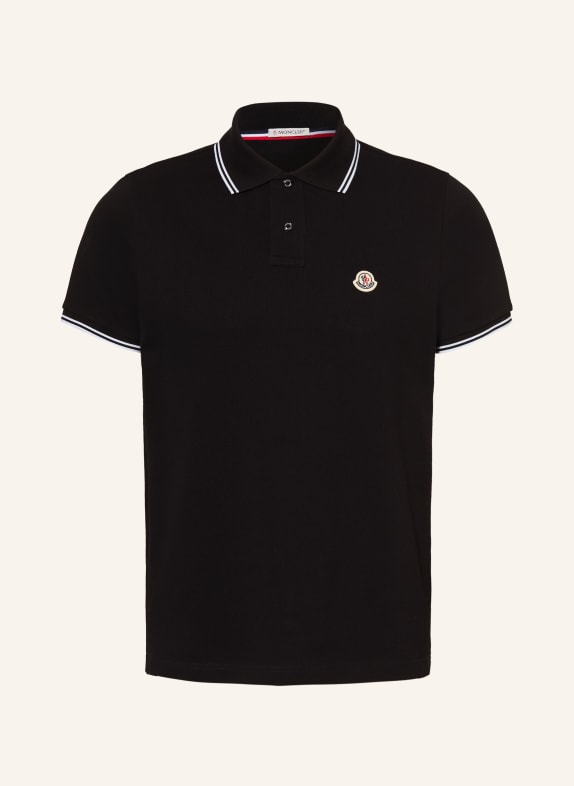 MONCLER Piqué-Poloshirt ARCHIVIO SCHWARZ