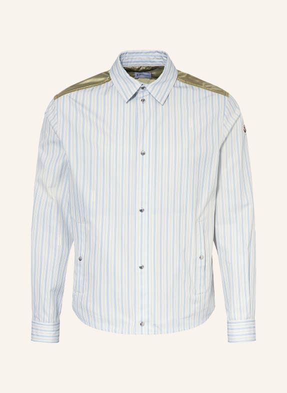 MONCLER Overjas WIT / BEIGE / DONKERBLAUW