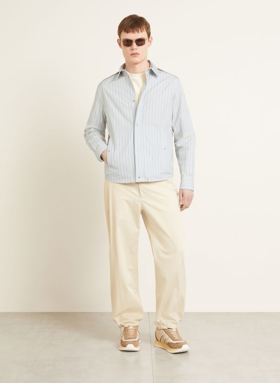 MONCLER Overjas WIT / BEIGE / DONKERBLAUW
