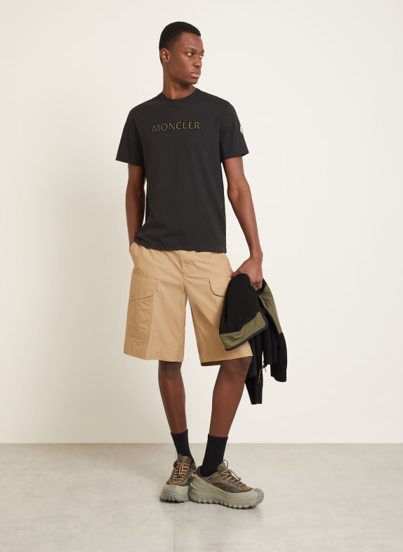 MONCLER Tricou NEGRU