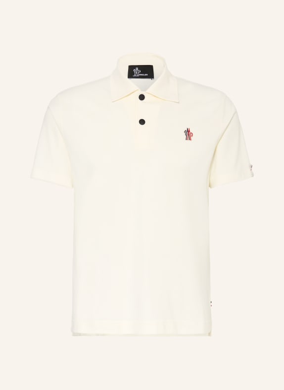 MONCLER GRENOBLE Piqué-Poloshirt CREME