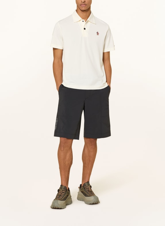 MONCLER GRENOBLE Piqué poloshirt CRÈME