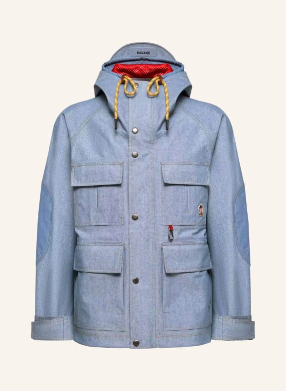 MONCLER GRENOBLE AJACCIO-veldjas in denimlook BLAUWGRIJS
