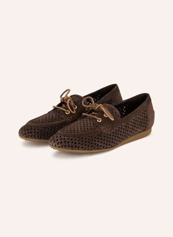 paul green Mocassins MARRON FONCÉ