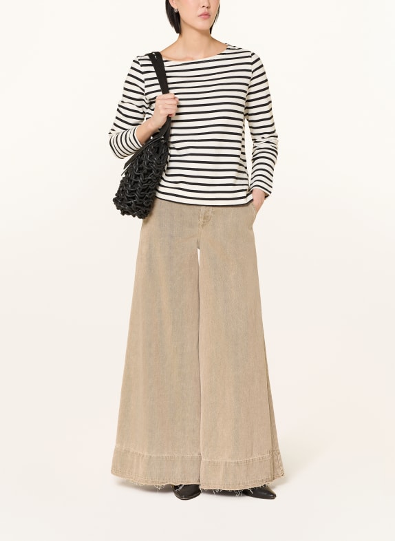 Marc O'Polo Longsleeve ECRU / ZWART
