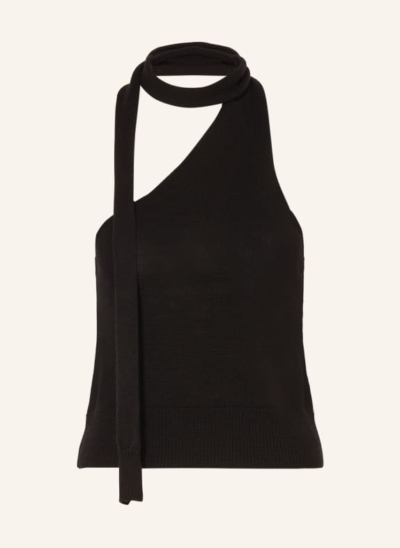 by Aylin Koenig Pull en maille POLLY en laine mérinos NOIR