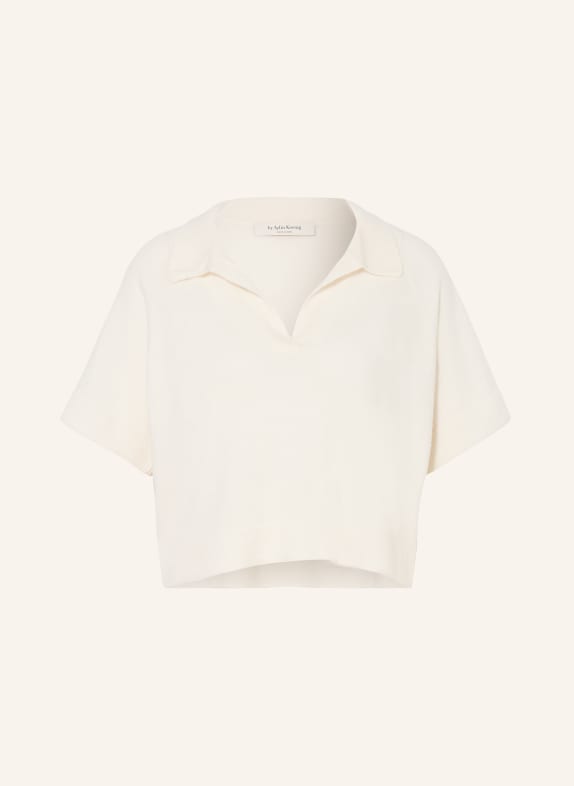 by Aylin Koenig Polo en maille ERIKA en laine mérinos et cachemire CRÈME