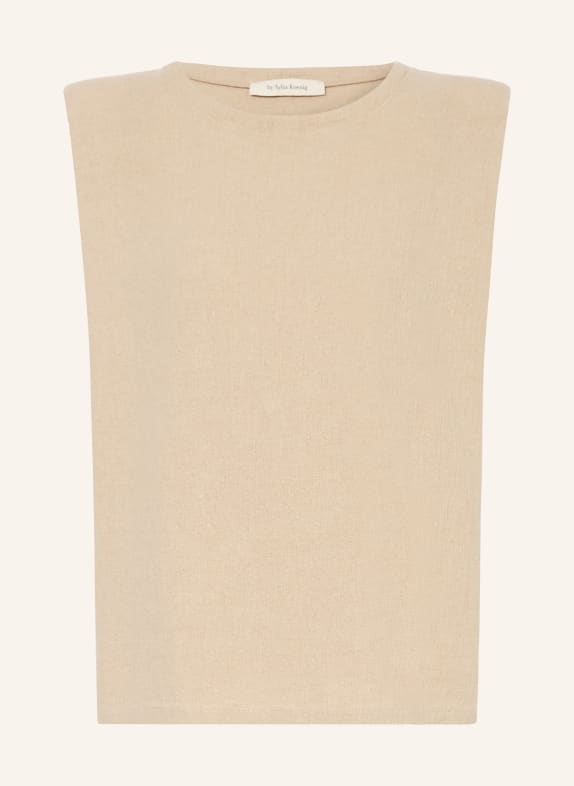 by Aylin Koenig Linnen top DEBBIE BEIGE