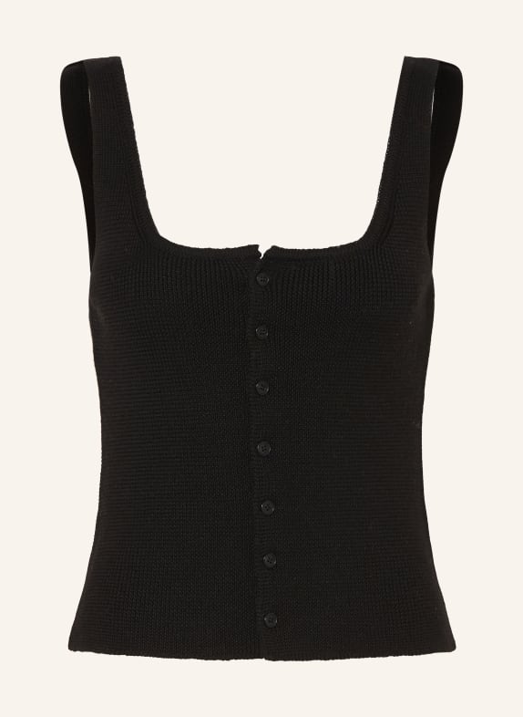 by Aylin Koenig Pull en maille QUINN en laine mérinos NOIR