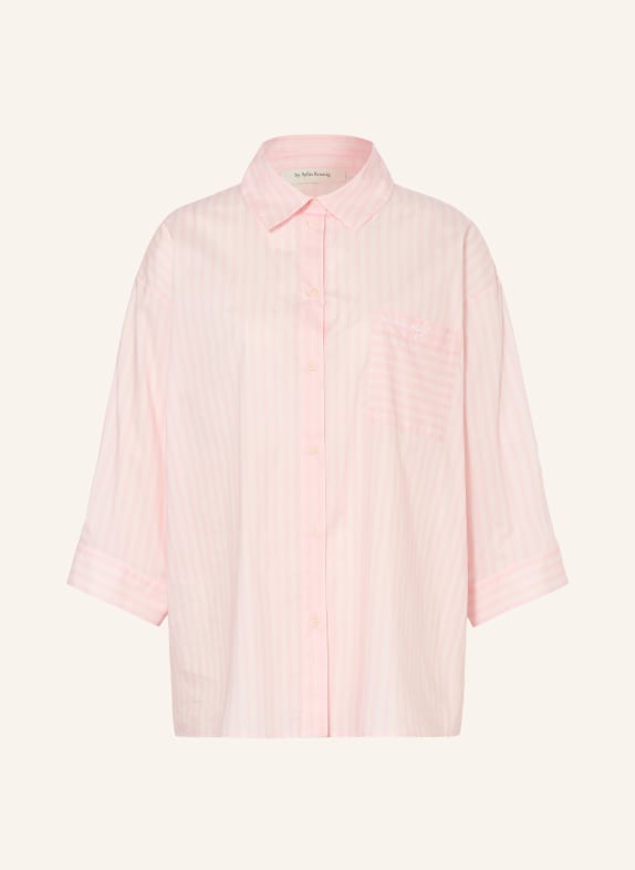 by Aylin Koenig Overhemdblouse EVA met 3/4-mouwen ROSÉ / ROSE CLAIR / WIT