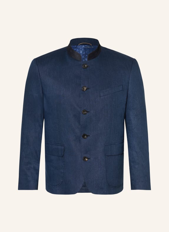 HABSBURG Janker WENDELIN mit Leinen DUNKELBLAU