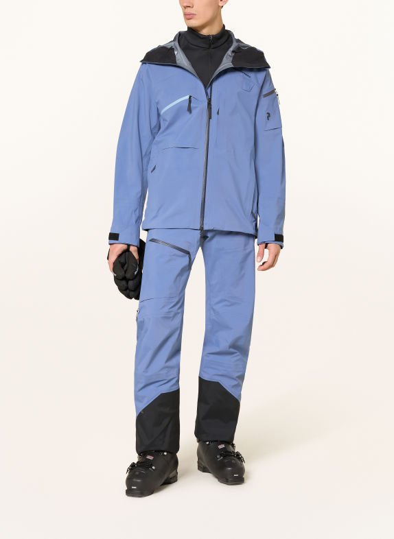 Peak Performance Lyžařské kalhoty s pevnou vnější vrstvou ALPINE GORE-TEX MODRÁ