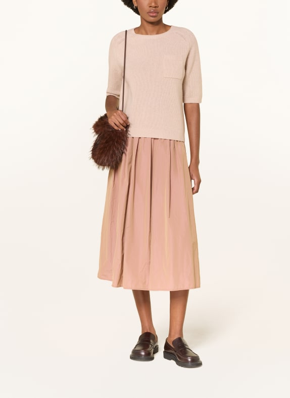 LUISA CERANO Strickshirt mit 3/4-Arm HELLBRAUN
