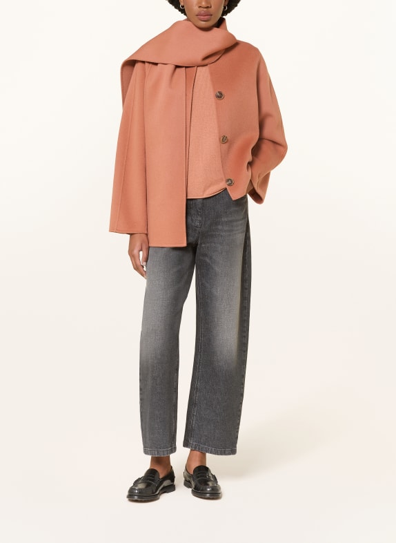 LUISA CERANO Barrel Jeans 1 BLACK