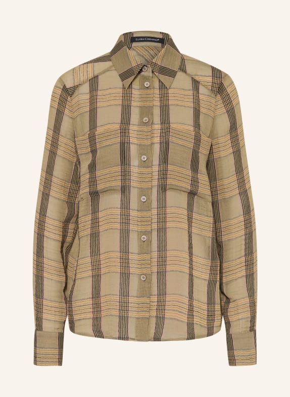 LUISA CERANO bluzka KHAKI / CAMELOWY / CZARNY