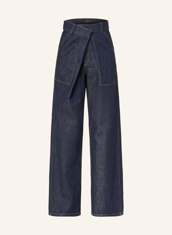 LUISA CERANO Wide Leg Jeans 252 navy