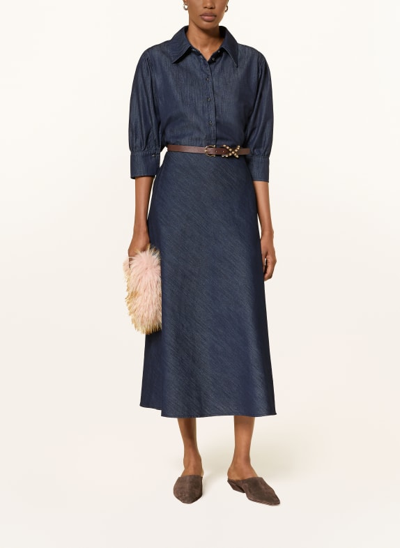LUISA CERANO Jeansrok DONKERBLAUW