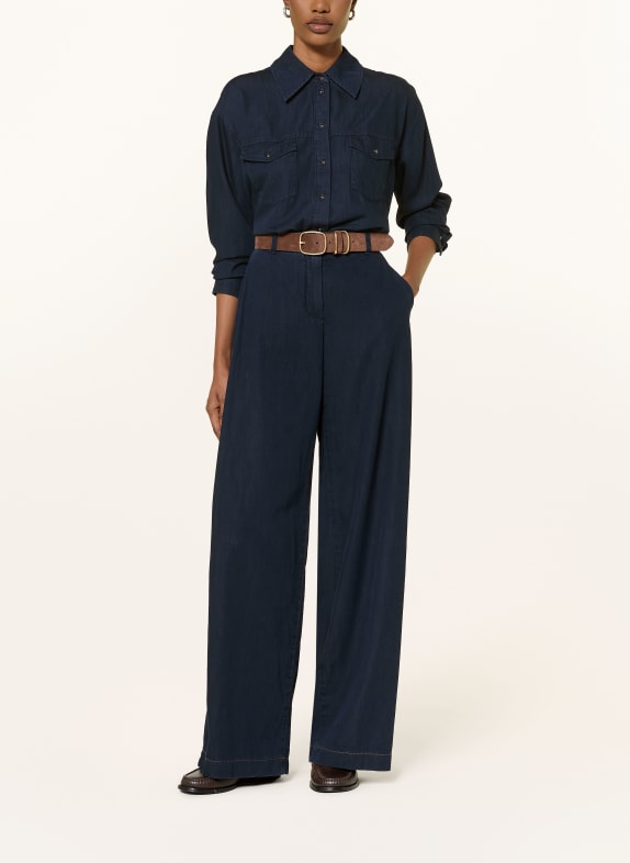 LUISA CERANO Blugi cu croi larg 2521 blue/black