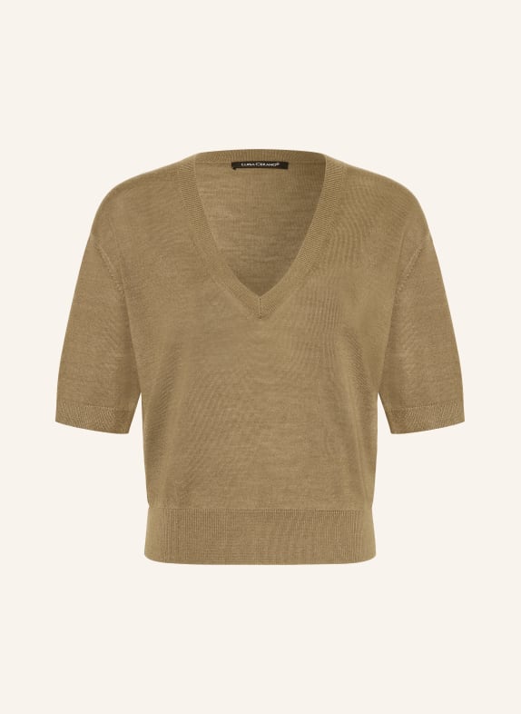 LUISA CERANO Tricou din tricot OLIV