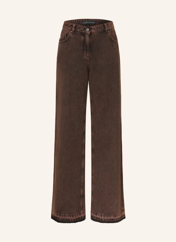 LUISA CERANO Dżinsy z szerokimi nogawkami 17 the statement tweed