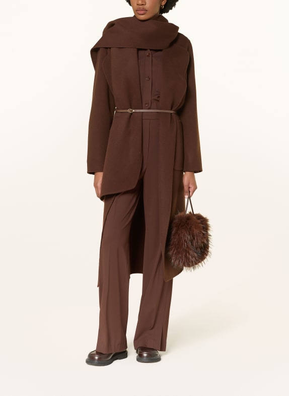 LUISA CERANO Marlene-broek MARRON FONCÉ
