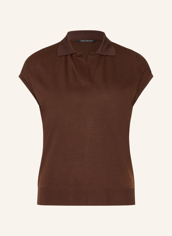 LUISA CERANO Jersey-polotröja BRUN