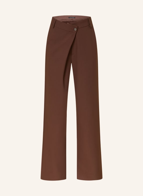 LUISA CERANO Marlene pants DARK BROWN