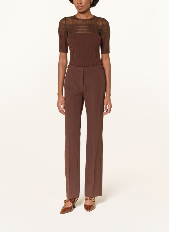 LUISA CERANO T-shirt BRUN / SORT