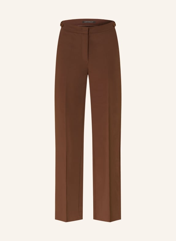 LUISA CERANO Marlene pants DARK BROWN