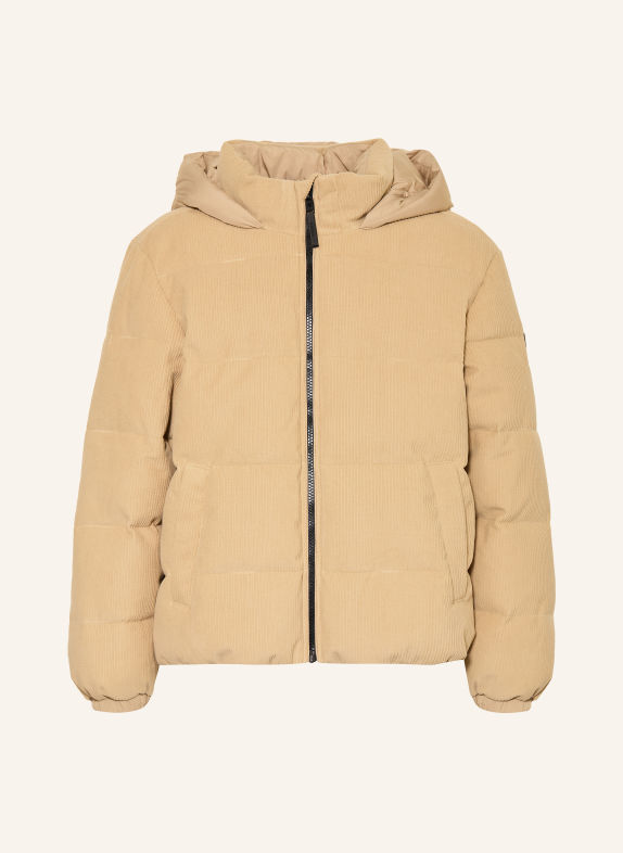 GARCIA Steppjacke aus Cord BEIGE