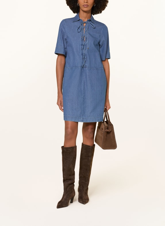 RIANI robe en jean BLEU FONCÉ / BLEU