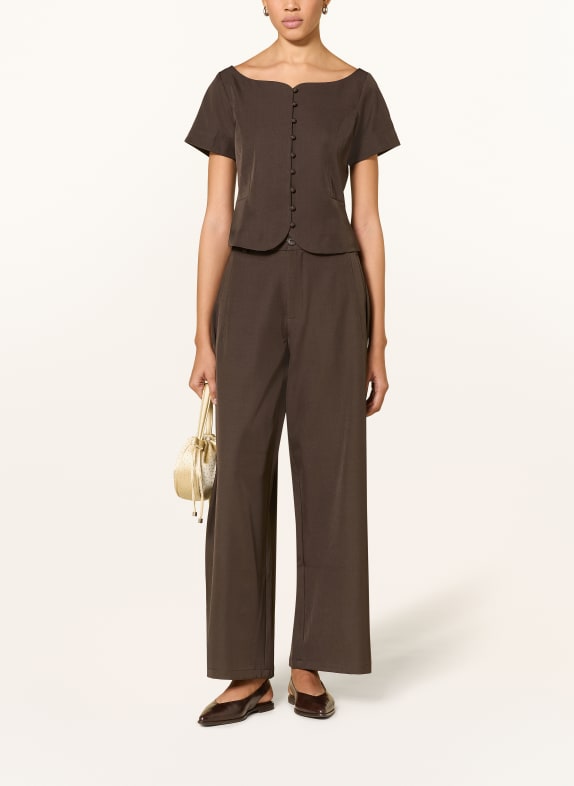 NEO NOIR TANGO Blouse 676 Dark brown