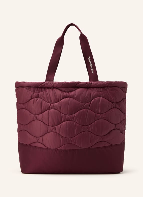 Peak Performance Torba na zakupy HELIUM TOTE BAG CIEMNOCZERWONY