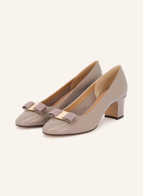 FERRAGAMO Pumps VARA TAUPE