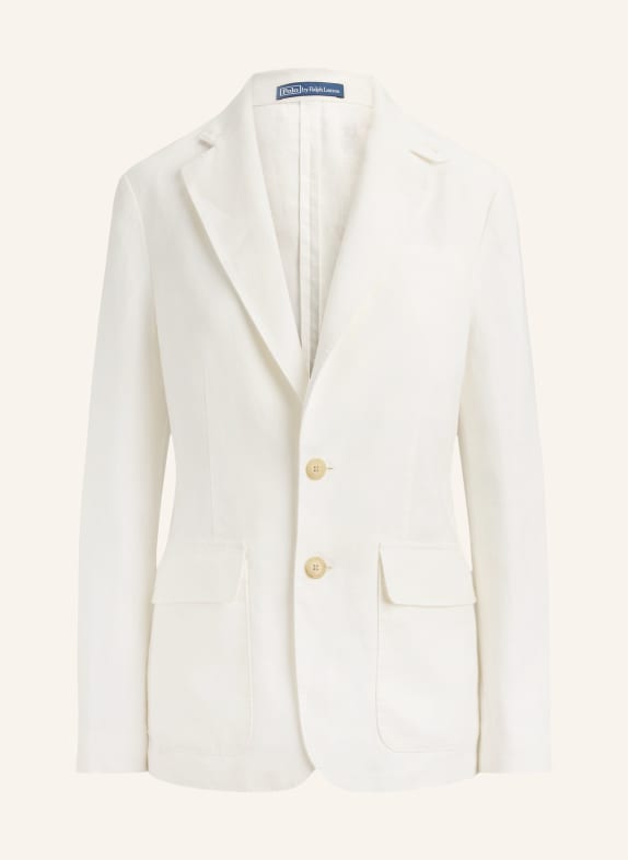 POLO RALPH LAUREN Linen blazer WHITE