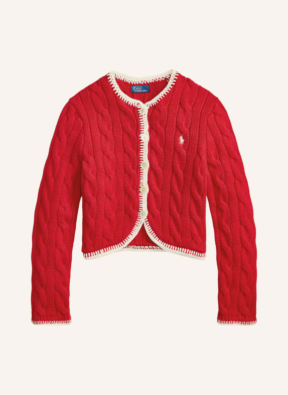 POLO RALPH LAUREN Cardigan RED / CREAM