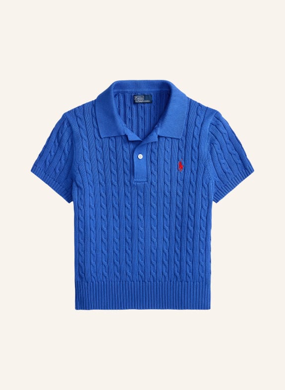POLO RALPH LAUREN Strick-Poloshirt BLAU