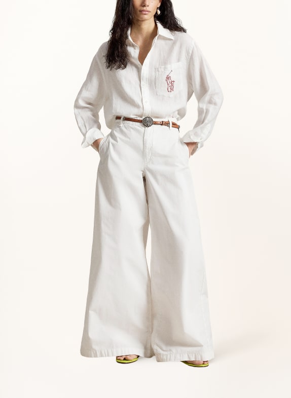 POLO RALPH LAUREN Linen shirt WHITE