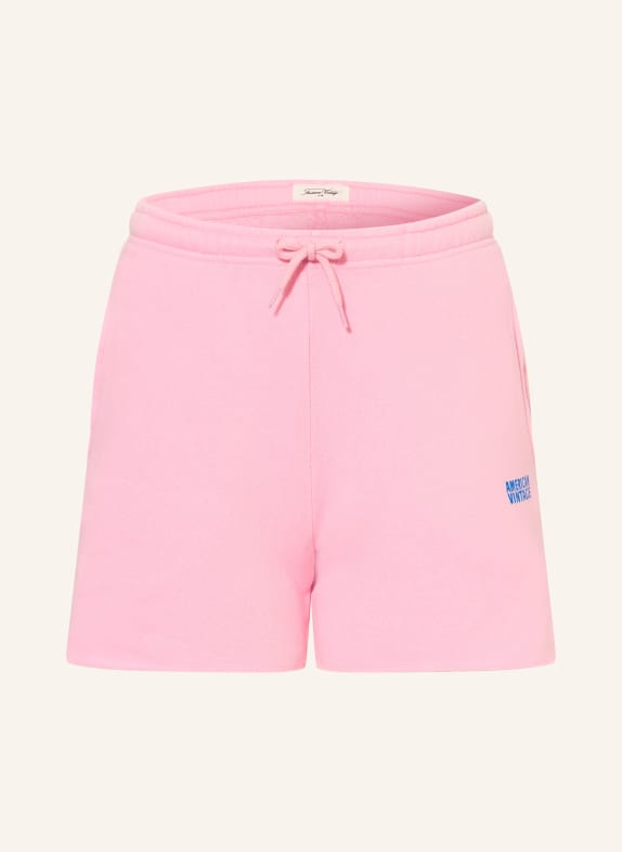 American Vintage Short de survêtement IZUBIRD ROSE / BLEU