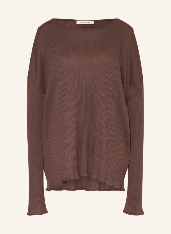 by Aylin Koenig Koszulka z długim rękawem MIL CIEMNOBRĄZOWY