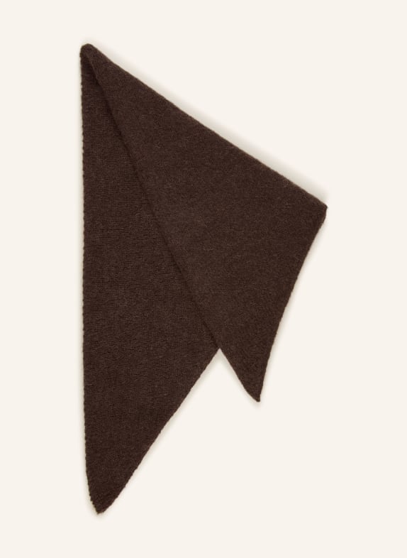 by Aylin Koenig Driehoekige sjaal KASPER van alpaca MARRON FONCÉ