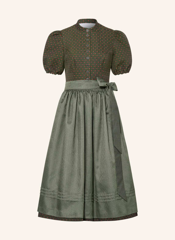 Johann & Johanna Dirndl DUNKELGRÜN / ROT