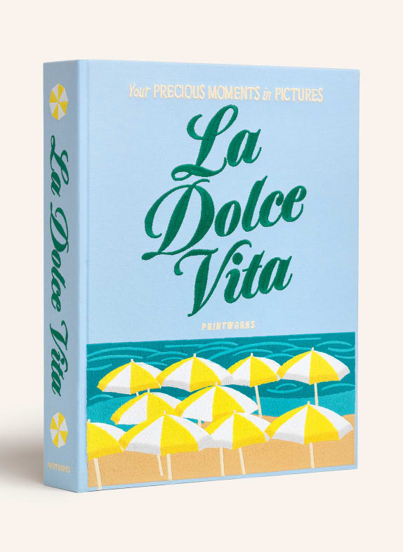 PRINTWORKS Fotoalbum DOLCE VITA LICHTBLAUW / GEEL / GROEN
