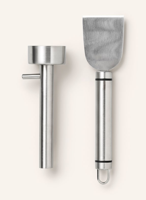 PRINTWORKS 2-delige falafelset THE ESSENTIALS FALAFEL ZILVER