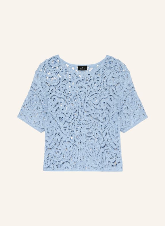 monari Gehaakt shirt LICHTBLAUW