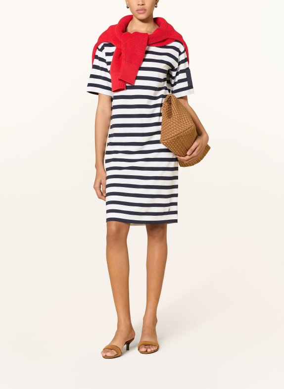 monari Kleid WEISS / DUNKELBLAU